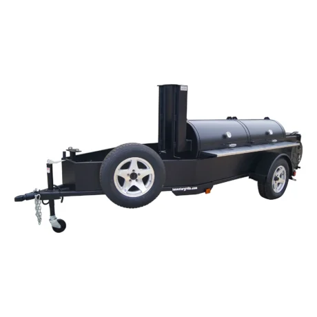 Lone Star Grillz 24x84 Heavy Duty Commercial BBQ Smoker Trailer Pit