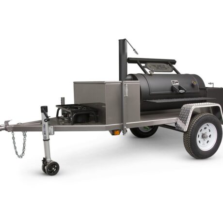 Chisholm 24-Inch Offset Smoker Trailer with Heat Management System