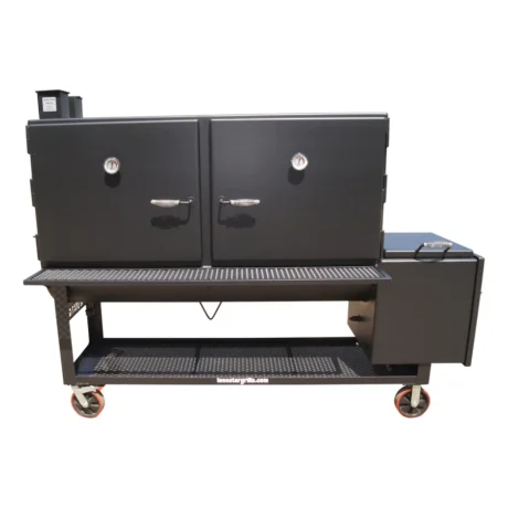 Lone Star Grillz 30x72 Double Door Offset Cabinet Smoker