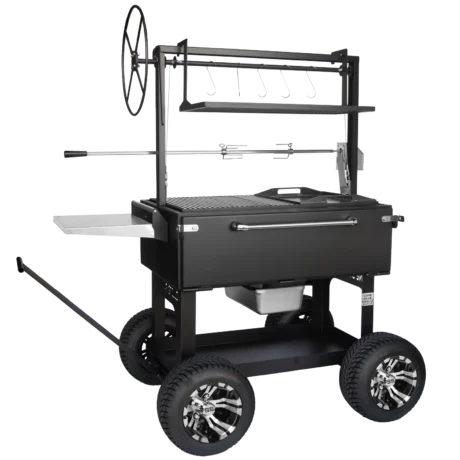 Lone Star Grillz 24x30 Heavy Duty Santa Maria Grill with Adjustable Height Grate