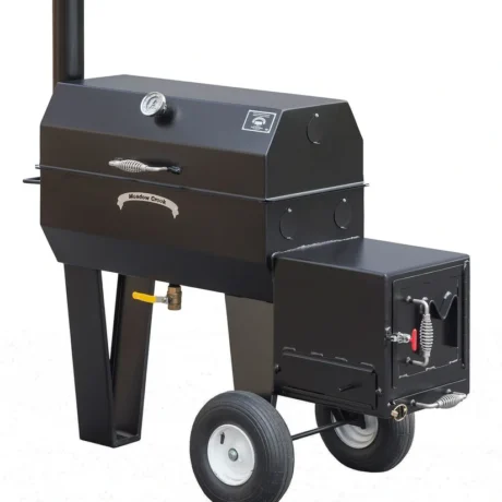Meadow Creek SQ36 Reverse Flow Offset Smoker and Charcoal Grill