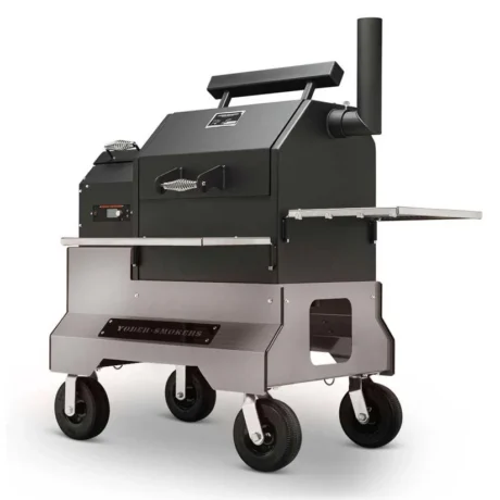 Yoder Smokers YS480s Competition Cart Wood Pellet Grill with ACS Control System